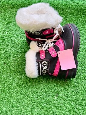 London Fog girls' toddler Tottenham cold weather snow boots